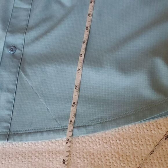 Cabela's Guidewear Fishermen Vented Lt. Blue Casual Button Down SS Sz. XXL Shirt - Picture 15 of 15
